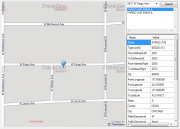 Pinpoint an address on your map almost instantly
Bundled with U.S. street data
