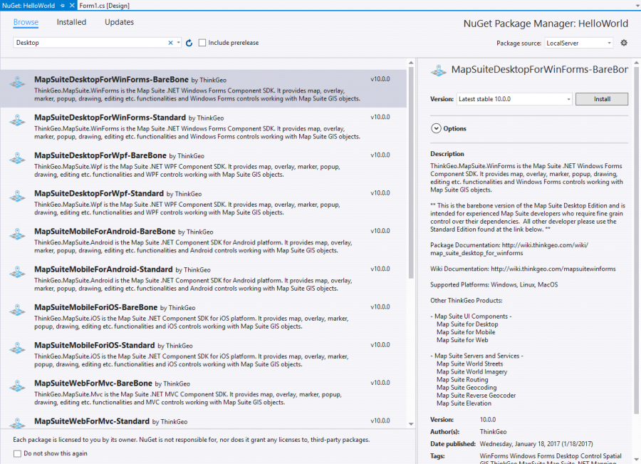 mapsuite_winforms_helloword_nuget_packages.png